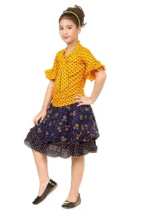 Trendy Rayon Printed Top with Skirt for Women-thumb1