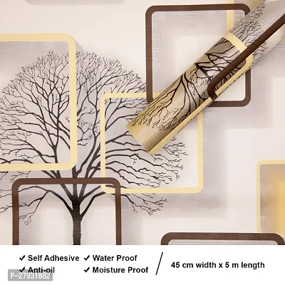 SV COLLECTIONS 200 x 45 CM SELF ADHESIVE WALLPAPER FOR HALL LIVING ROOM PEEL AND STICK VINYL WALLPAPER - 9 SQFT APPROX-thumb2