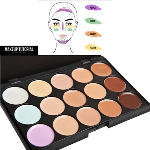15 Colors Contour Face Cream Makeup Concealer Palette