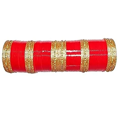 Fancy Glass Chura Set For Women