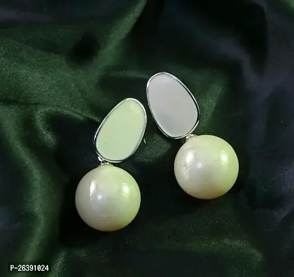 Twinkling White Pearl Drop Earrings Earrings For Women