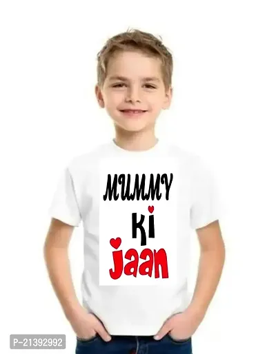 Elegant Cotton Printed Round Neck T-Shirts For Boys-thumb0