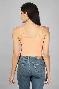 Label NYC Apparel Women Strappy Rib Cropped TOP | Top for Women | Top for Girl | Women Casual Top (Pack of One)-thumb3