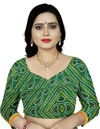 Stylish Art Silk Yellow Saree with Blouse piece For Women-thumb1