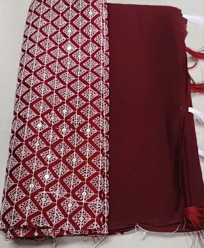 Hot Selling Georgette Saree with Blouse piece 