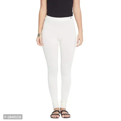 Buy PIPIN Off White Printed Cotton Regular Fit Girls Leggings | Shoppers  Stop