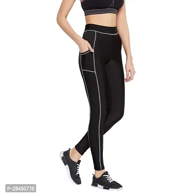 DS FASHION Gym Sports caprilegging Yoga pant For Women/Girls (WHITE, X-Large)-thumb4