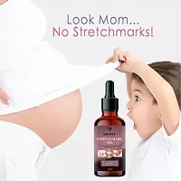 Stretch Marks Oil present Repair Stretch Marks Removal - Natural Heal Pregnancy Breast, Hip, Legs, Mark Oil 40  ml-thumb2