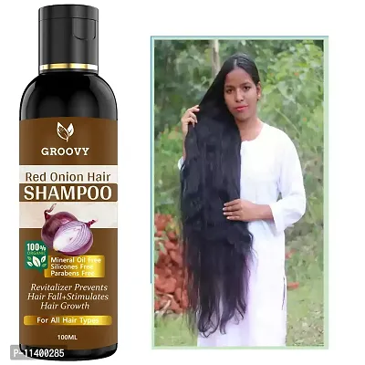 Red Onion Shampoo For Hair Regrowth Bio Active Hair Oil Nourishing Hair Treatment With Real Onion - 100 ml-thumb0