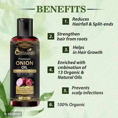 Onion Hairfall Control Herbal Hair Oil -50ml - Reduces Hair Loss - Paraben, Sulfate Free(50ml,Pack of 1) For Man And Woman.-thumb2