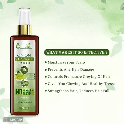 Chitaaksh Onion Hair Oil - 100 Ml-thumb2