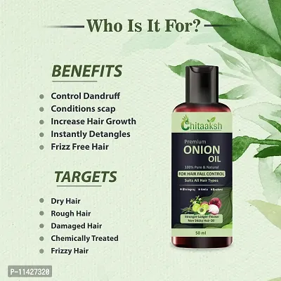 Onion Hair Oil For Hair Regrowth And Hair Fall Control Hair Oil -50 Ml Pack Of Pack Of 2-thumb4