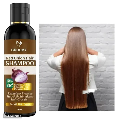 Onion Black Seed - Hair Care Growth And Shine Tea Tree Oil Omega- 3 Vitamin-E Hair Shampoo- 100 ml-thumb0