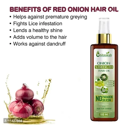 Chitaaksh Hair Oil For Hair Fall And Regrowth, Women And Men Hair Oil- 100 Ml-thumb0