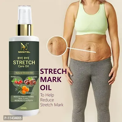 Nainital Organics Natural Stretch Oil With Coconut, Yasti And Tilatel Oils, For Scars And Stretchmarks - 100 ml-thumb0