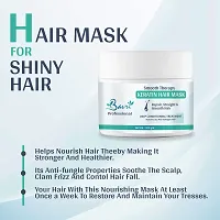 Keratin Hair Mask 200 Ml - For Intense Damaged Hair Repair - Salon Like Hair Spa At Your Home - For Dry And Damaged Hair Pack Of 2-thumb1