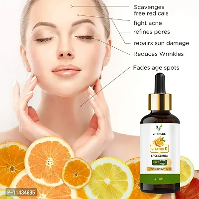 Vitracos Skin Science Vitamin C Serum For Skin Whitening And Hyperpigmentation  45  ml