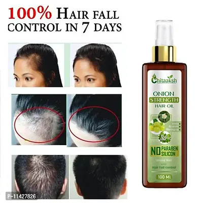 Chitaaksh Premium Onion Methi-Fenugreek Oil Help For Rapid Hair Growth,Anti Hair Fall, Split Hair And Promotes Softer And Shinier Hair 100 Ml-thumb0