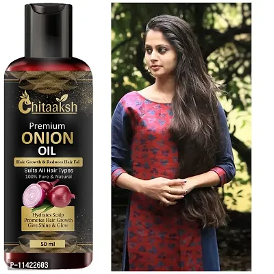 Onion Hairfall Control Herbal Hair Oil -50 Ml - Reduces Hair Loss - Paraben, Sulphate Free-50 Ml-thumb0