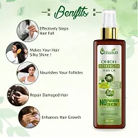 Chitaaksh Onion Hair Oil With Vitamin E,100% Natural Oils And Herbs, 100 Ml Hair Oil- 100 Ml-thumb2