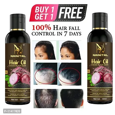 Hair Oil Herbal Hair Oil Blend Of Natural Oils For Increase Hair Growth, Dandruff Control And To Stop Hair Fall Buy 1 Get 1 Free-thumb0