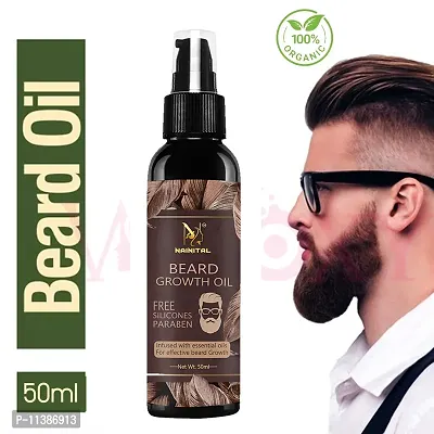 Nainital Professional Jadibuti Beard Growth Oil Enriched With Natural Herbs- 50 ml-thumb0