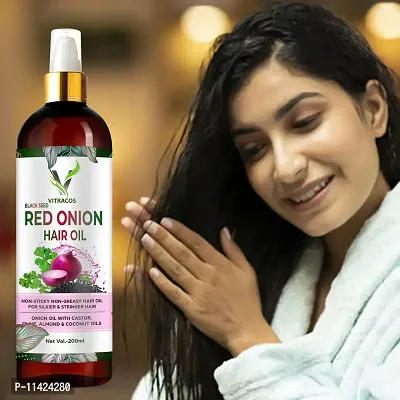 Red Onion Black Seed Oil -With Hair Oil -200 Ml-thumb0