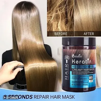 Keratin Hair Mask | Formulated to make Hair Smoother, Stronger and Increase Shine-thumb0