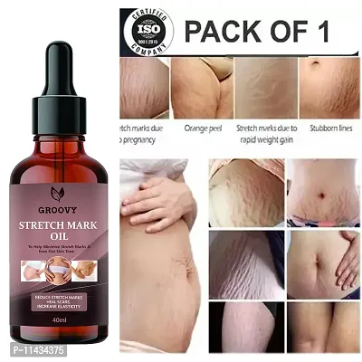 Stretch Marks Oil   Safe Organic Stretch Mark Oil- 40 ml-thumb0