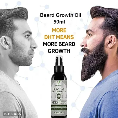 Vitracos Company Advance Beard Growth Oil Hair Oil- 50 ml-thumb0