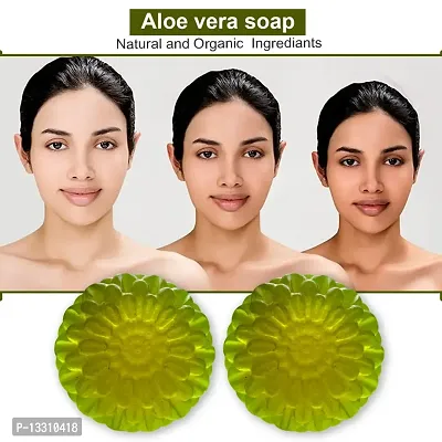 Healing Aloe Vera Soap - Pack Of 2, 100 Grams Each-thumb0