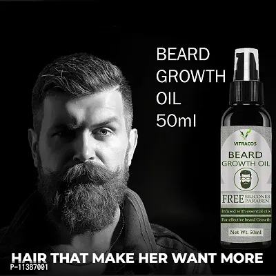 Vitracos Organics 7X Beard Growth Oil-thumb0