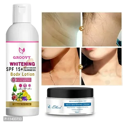 Body Lotion And Uva Uvb Protect Sunscreen Lotion Spf 50 Pa +++ Skin 100Ml With Whitening Cream Pack Of 2-thumb0