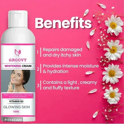 Groovy Whitening Body Lotion On Spf15+ Skin Lighten And Brightening Body Lotion Cream-Brightening For Women And Men- 50 Ml-thumb2