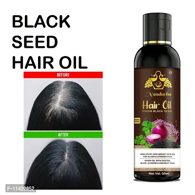 Red Organic Onion Hair Oil For Hair Fall Control -50 Ml-thumb0