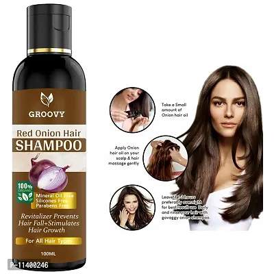 Organics Herbal Onion Hair Shampoo Hair Shampoo- 100 ml-thumb0