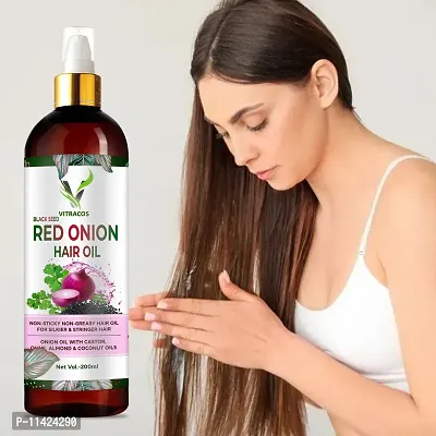 Organics Herbal Onion Hair Oil Hair Oil -200 Ml-thumb0