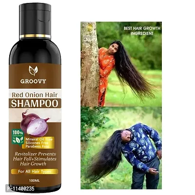 Onion Hair Shampoo Help For Hair Growth And Hair Fall Control For Men And Women 100 ml-thumb0