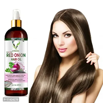 Onion Hair Oil Help For Hair Growth And Hair Fall Control For Men And Women 200 Ml-thumb0