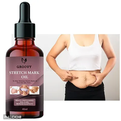 Stretch Marks Oil Anti Wrinkle Repair Stretch Marks Removal, Pregnancy Stretch Mark Oil- 40 ml-thumb0