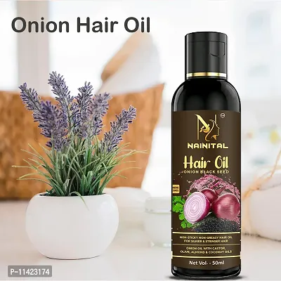 Onion Oil Anti Hair Loss And Hair Growth Oil Form Very Effectively Control Hair Loss -50 Ml-thumb0