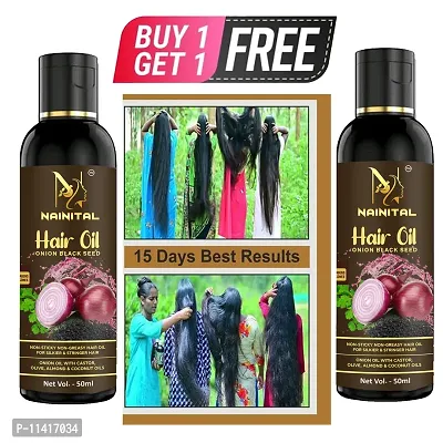 Hair Herbal Oil  -50 Ml For Man And Women Buy 1 Get 1 Free-thumb0