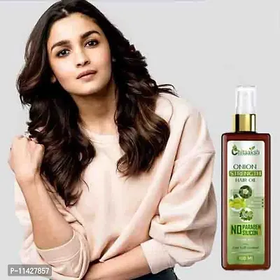 Chitaaksh Onion Black Seed - Hair Care Growth And Shine Tea Tree Oil Omega- 3 Vitamin-E Hair Oil- 100 Ml-thumb0