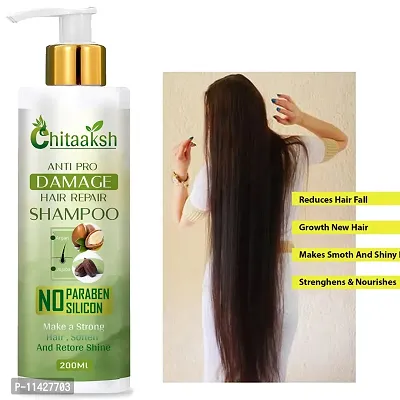 Hair Fall Control And Hair Growth, Suitable For All Type Hair, Sulphates And Parabens Free, Anti Hairfall Shampoo For Men And Women 200 Ml-thumb0