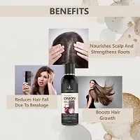 Ayurvedic Onion with black seed Oil for Controls Hair Fall Hair Oil  ONION HAIR OIL (50ML) (PACK OF 1) (pack of 1)-thumb2