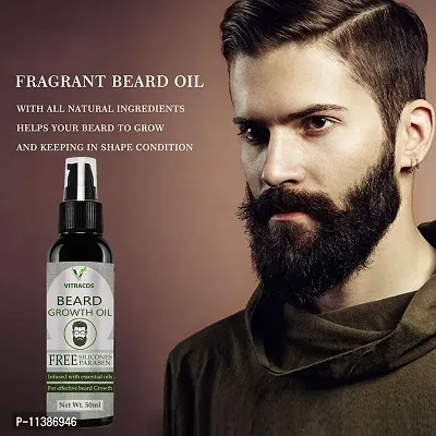 Vitracos Beard And Hair Growth Oil, 50 ml-thumb0