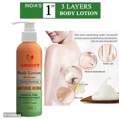 Skin Lighten And Brightening  3 Layers Body Lotion -100  ml-thumb0