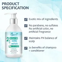 2,In,1 Keratin Shampoo And Conditioner -250 Ml , Keratin Hair Mask -200Gm , Keratin Hair Serum -50 Ml -Set Of 3-thumb1