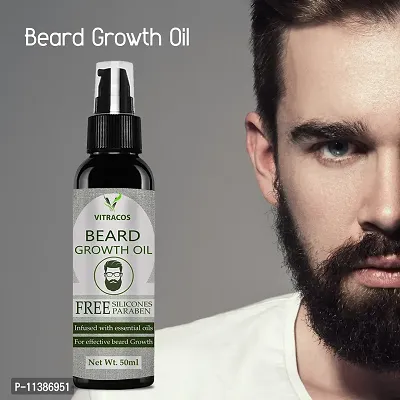 Vitracos Beard Conditioning Oil For A Full Beard Growth Hair Oil -50 ml-thumb0