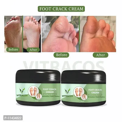 Foot Care Cream Dry And Cracked Heel Feet Cream Heel Repair And Smooth Cream- Pack Of 2, 50 Grams each